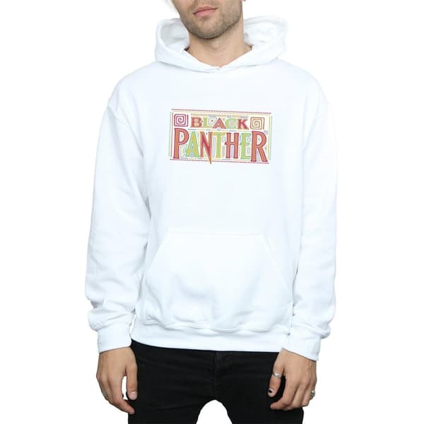 Marvel Mens Black Panther Tribal Logo Hoodie