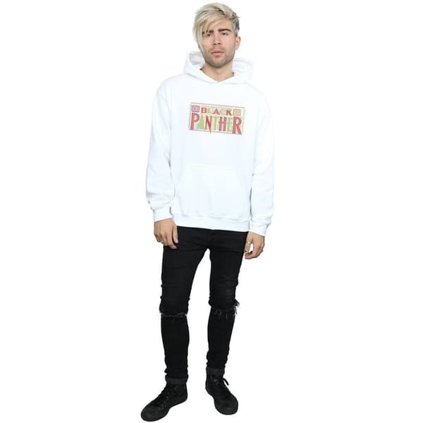Marvel Mens Black Panther Tribal Logo Hoodie