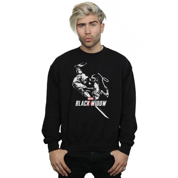 Marvel Black Widow Movie Taskmaster Battle - Sweatshirt för herrar
