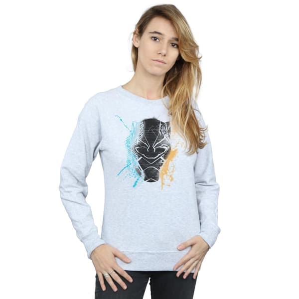 Marvel Womens/Ladies Black Panther Splash Sweatshirt