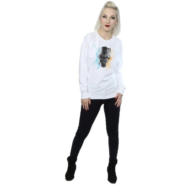 Marvel Womens/Ladies Black Panther Splash Sweatshirt