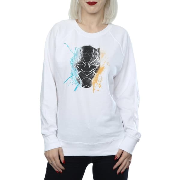 Marvel Womens/Ladies Black Panther Splash Sweatshirt