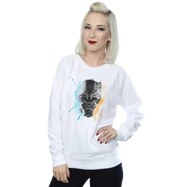 Marvel Womens/Ladies Black Panther Splash Sweatshirt