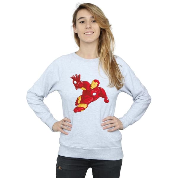 Marvel Dam/kvinnor Iron Man Simple Sweatshirt