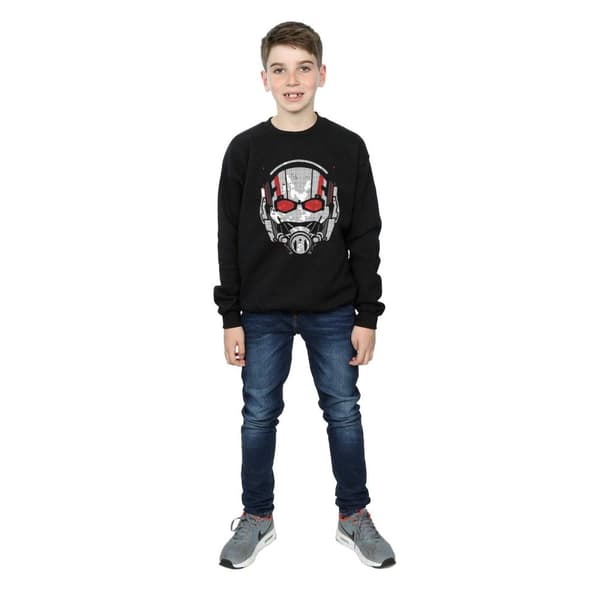 Marvel Boys Ant-Man Helmet Distressed Sweatshirt