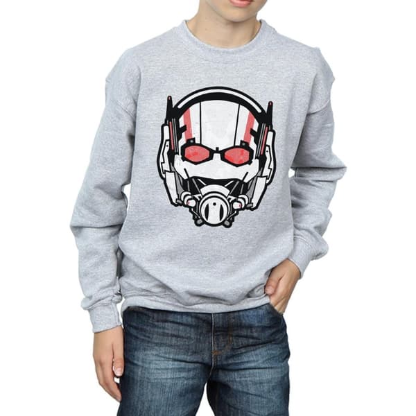 Marvel Boys Ant-Man Helmet Distressed Sweatshirt