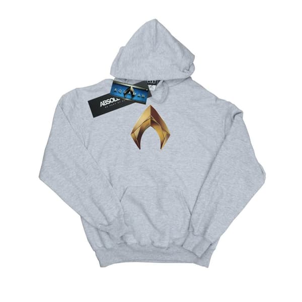 DC Comics Mens Aquaman Emblem Hoodie