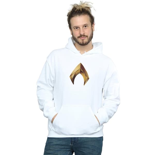 DC Comics Mens Aquaman Emblem Hoodie