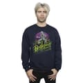 Miniatyrbilde 2 av 3: Beetlejuice Mens Purple Circle Sweatshirt