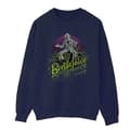 Miniatyrbilde 1 av 3: Beetlejuice Mens Purple Circle Sweatshirt