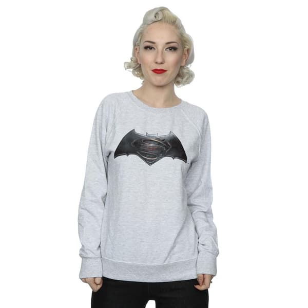 DC Comics Dam/Tjej Batman v Superman Logo Sweatshirt