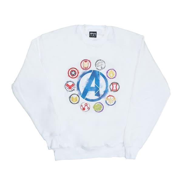 Marvel Avengers Endgame - Sweatshirt med målade ikoner - dam/dam