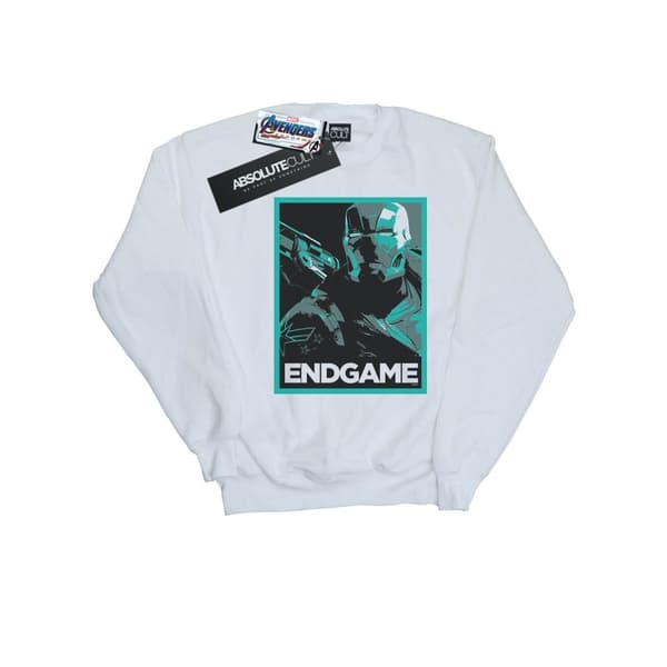 Marvel Mens Avengers Endgame War Machine Poster Sweatshirt
