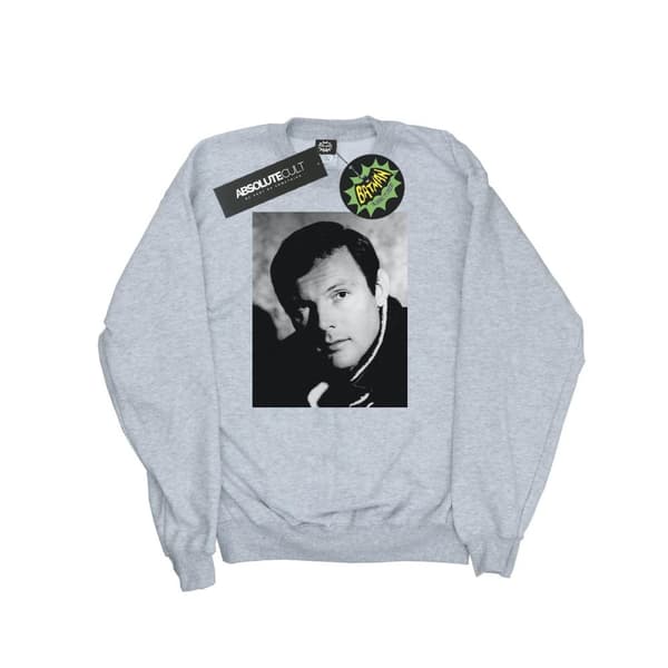 DC Comics Womens/Ladies Batman TV Series Adam West Photograph Sweatshirt