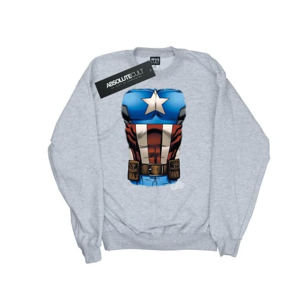 Marvel Sweatshirt med bröstsprängning från Captain America - dam/dam