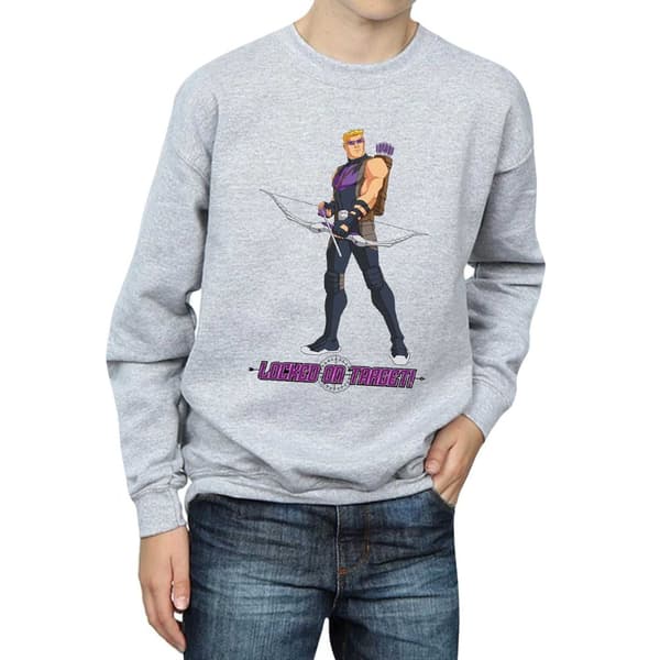 Marvel Boys Hawkeye Locked On Target Sweatshirt