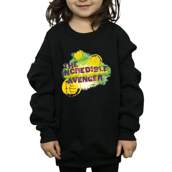 Marvel Girls Hulk Incredible Avenger Sweatshirt