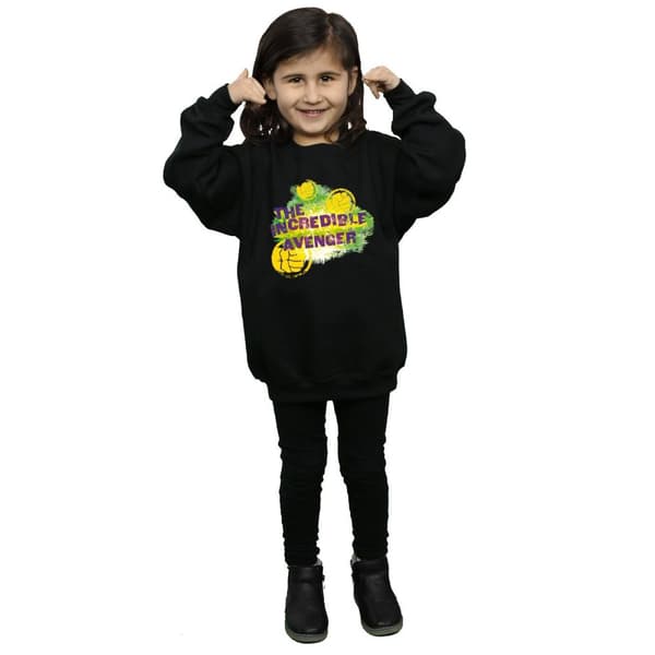 Marvel Girls Hulk Incredible Avenger Sweatshirt