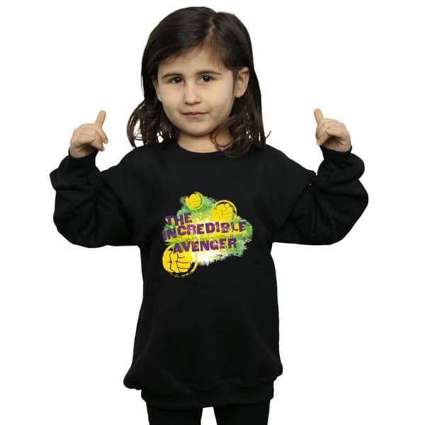 Marvel Girls Hulk Incredible Avenger Sweatshirt