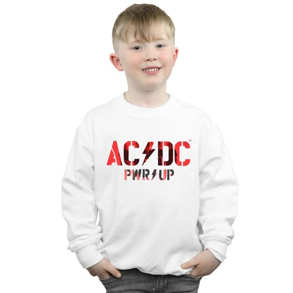 AC/DC Boys PWR UP Photo Logo Sweatshirt