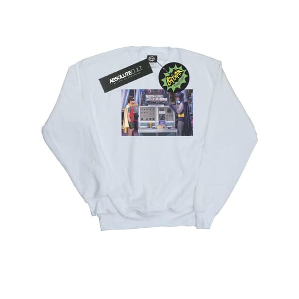 DC Comics Mens Batman TV Series Batcomputer Sweatshirt
