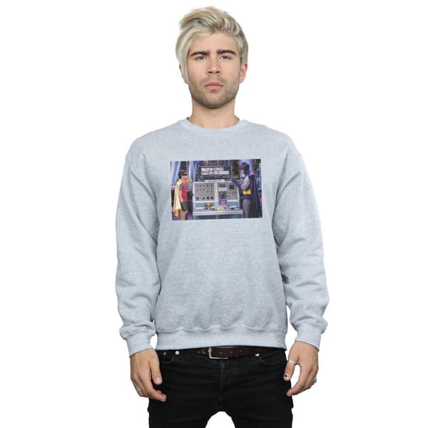 DC Comics Mens Batman TV Series Batcomputer Sweatshirt