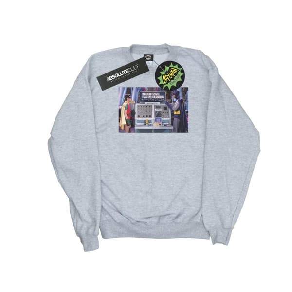 DC Comics Mens Batman TV Series Batcomputer Sweatshirt