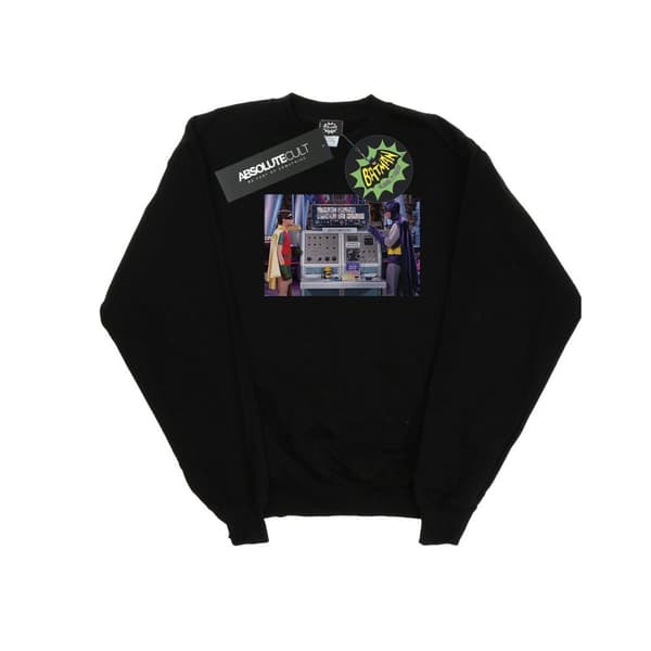 DC Comics Mens Batman TV Series Batcomputer Sweatshirt