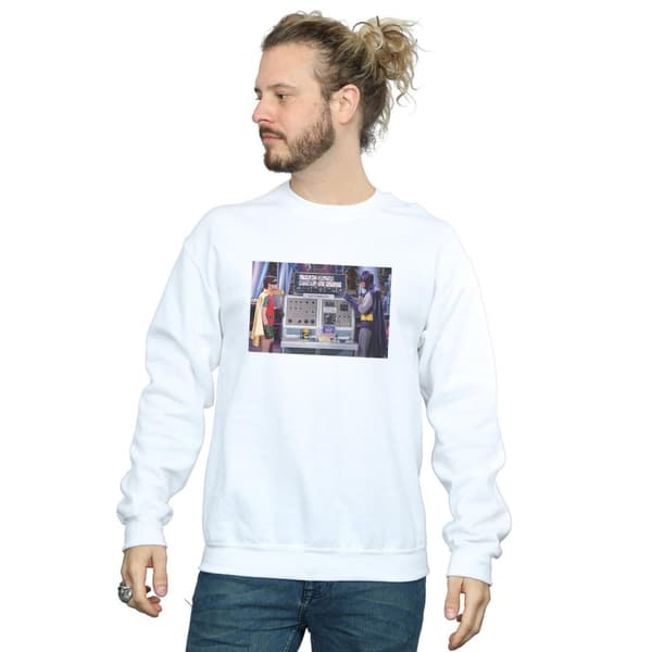 DC Comics Mens Batman TV Series Batcomputer Sweatshirt