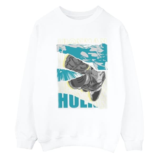 Marvel Mens Avengers Iron Man And Hulk Collage Sweatshirt