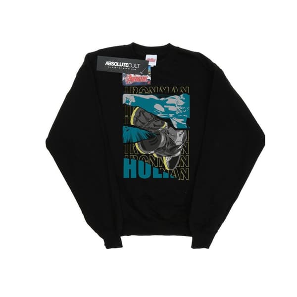 Marvel Mens Avengers Iron Man And Hulk Collage Sweatshirt