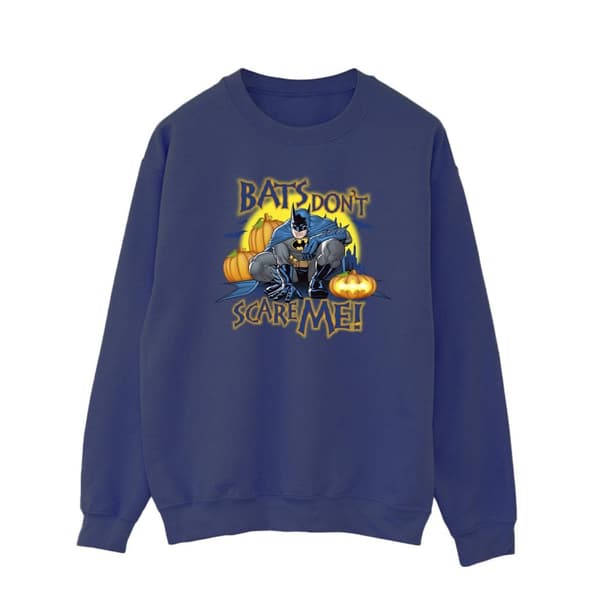 DC Comics Mens Batman Bats Don´t Scare Me Sweatshirt