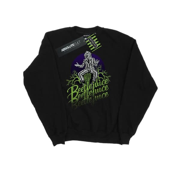 Beetlejuice Mens Faded Pose Sweatshirt