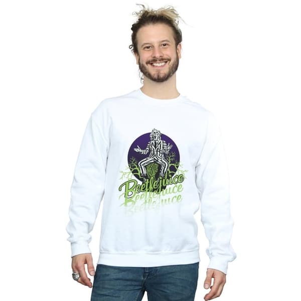 Beetlejuice Mens Faded Pose Sweatshirt