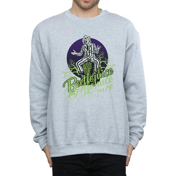 Beetlejuice Mens Faded Pose Sweatshirt