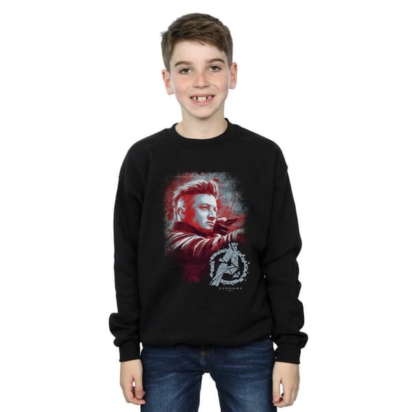 Marvel Boys Avengers Endgame Hawkeye Brushed Sweatshirt