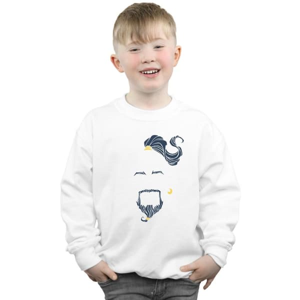 Disney Boys Aladdin Movie Genie Blue Face Sweatshirt