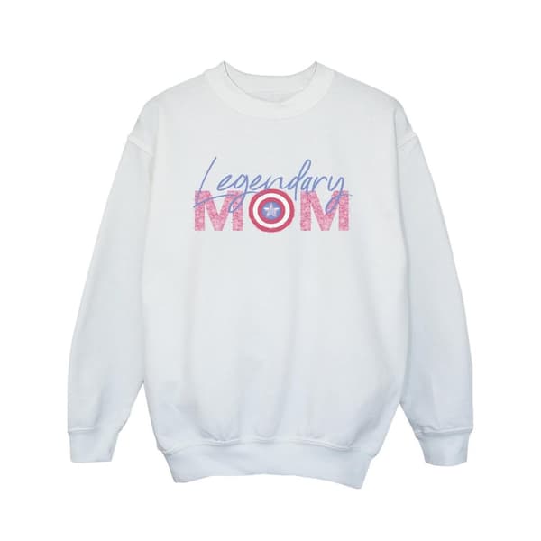 Marvel Girls Avengers Captain America Mum Sweatshirt