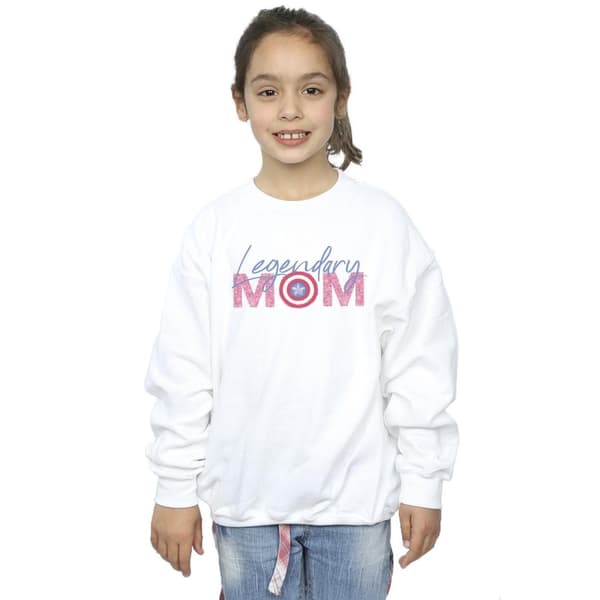 Marvel Girls Avengers Captain America Mum Sweatshirt