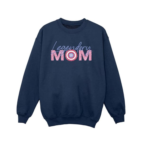 Marvel Girls Avengers Captain America Mum Sweatshirt
