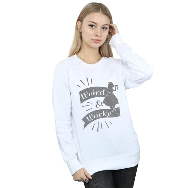 Disney Dam/Tjej Alice In Wonderland Weird And Wacky Sweatshirt