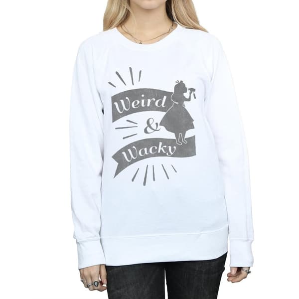 Disney Womens/Ladies Alice In Wonderland Weird And Wacky Sweatshirt