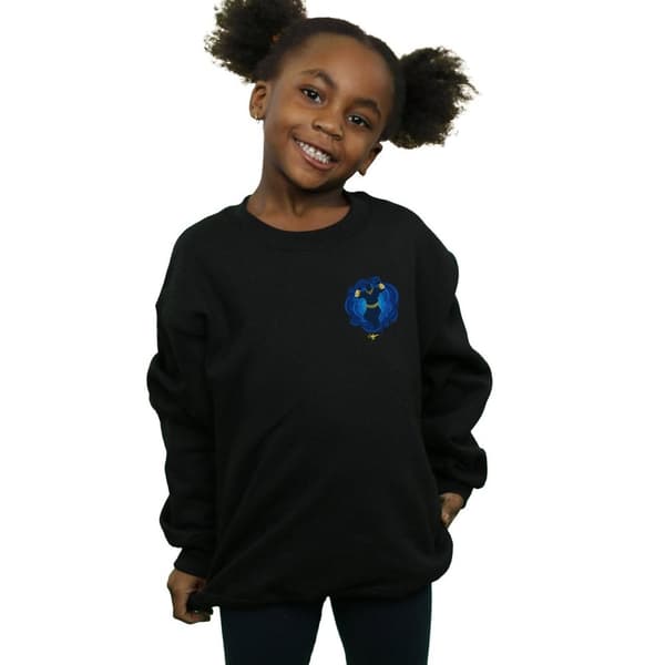 Disney Sweatshirt med brösttryck för flickor - Aladdin-filmen Genie