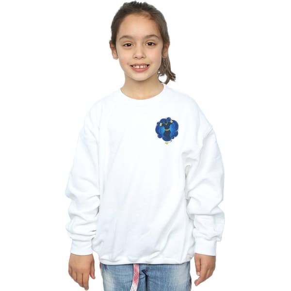 Disney Sweatshirt med brösttryck för flickor - Aladdin-filmen Genie