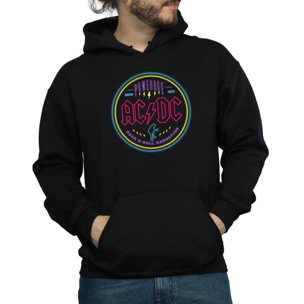 AC/DC Mens Circle Neon Hoodie