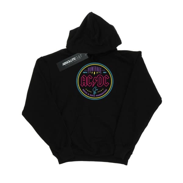 AC/DC Mens Circle Neon Hoodie