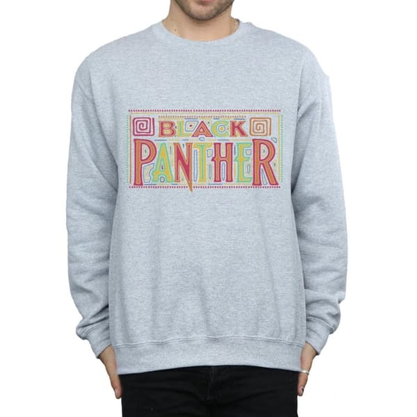 Marvel Black Panther Tribal Logo - Sweatshirt för herrar