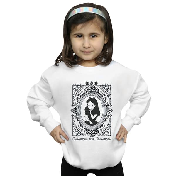 Disney Sweatshirt med ram för flickor - Alice i underlandet