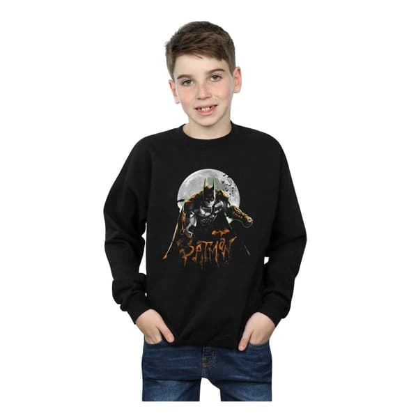 DC Comics Pojkar Batman Arkham Knight Halloween Moon Sweatshirt