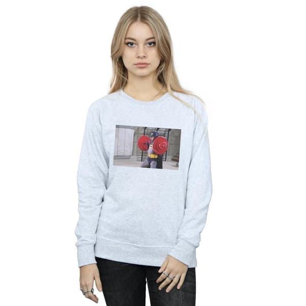 DC Comics Womens/Ladies Batman TV Series Bat Gains Sweatshirt
